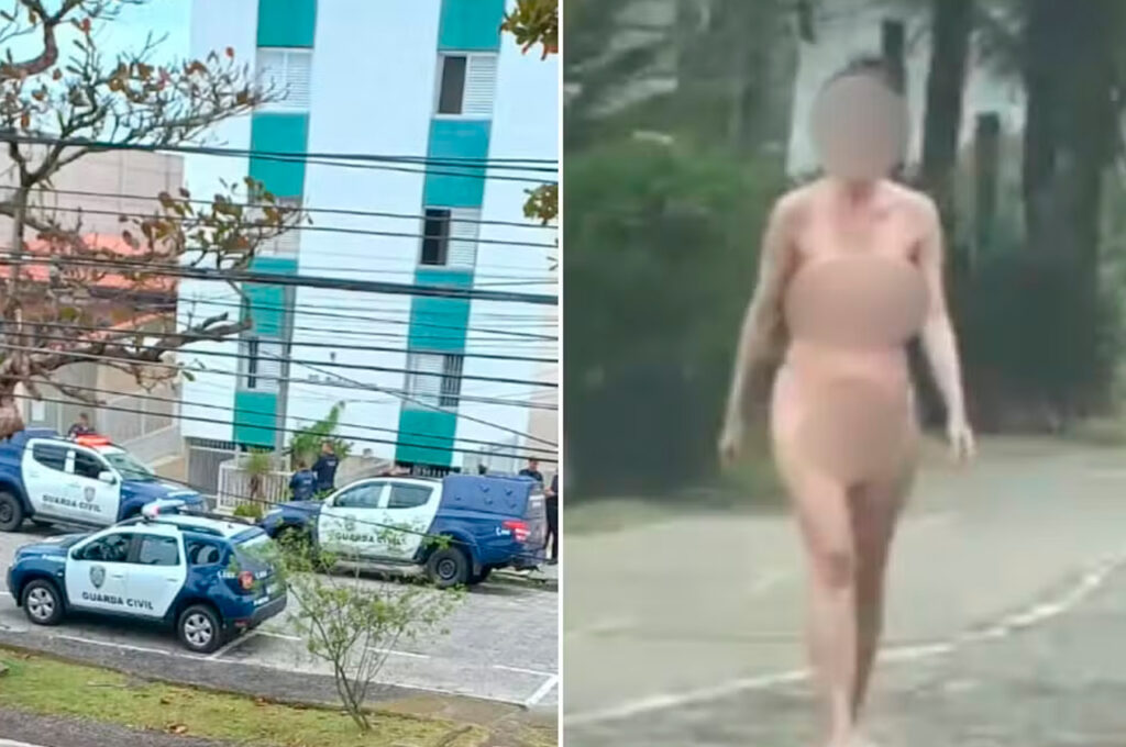 Mulher é presa nua após confessar assassinato do pai com 20 facadas em Itanhaém